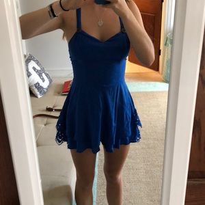 Blue Free People Romper size 2